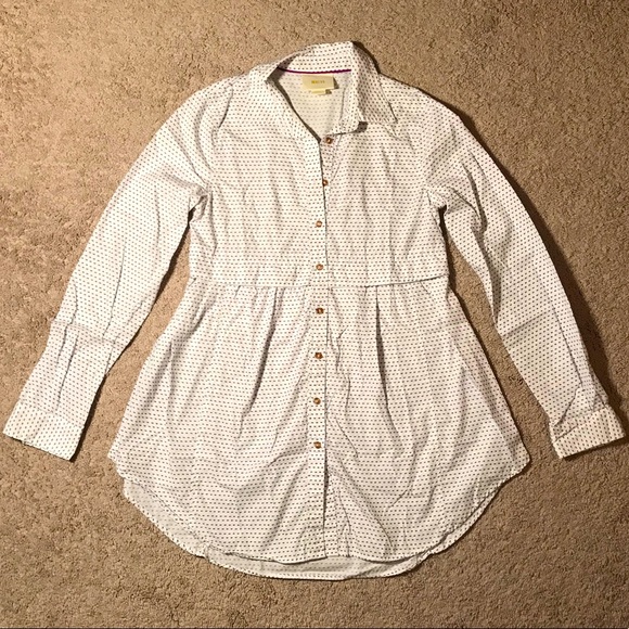 Anthro Maeve Button Down Blouse Size Xsmall - Picture 1 of 5